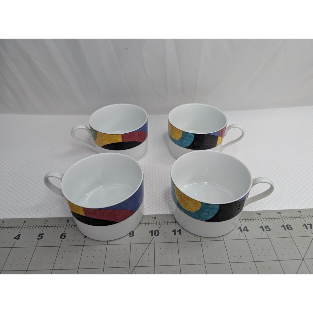 Mikasa California Currents M5101 Coffee Cup Mug Lot of 4
